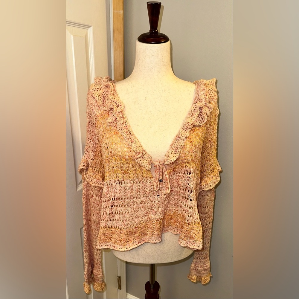 NWT Free People Sunpeach Sweater